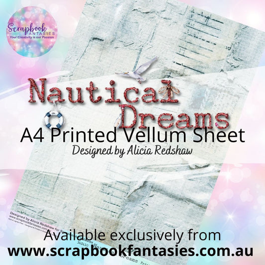 Nautical Dreams A4 Printed Vellum Sheet - Collage 342410