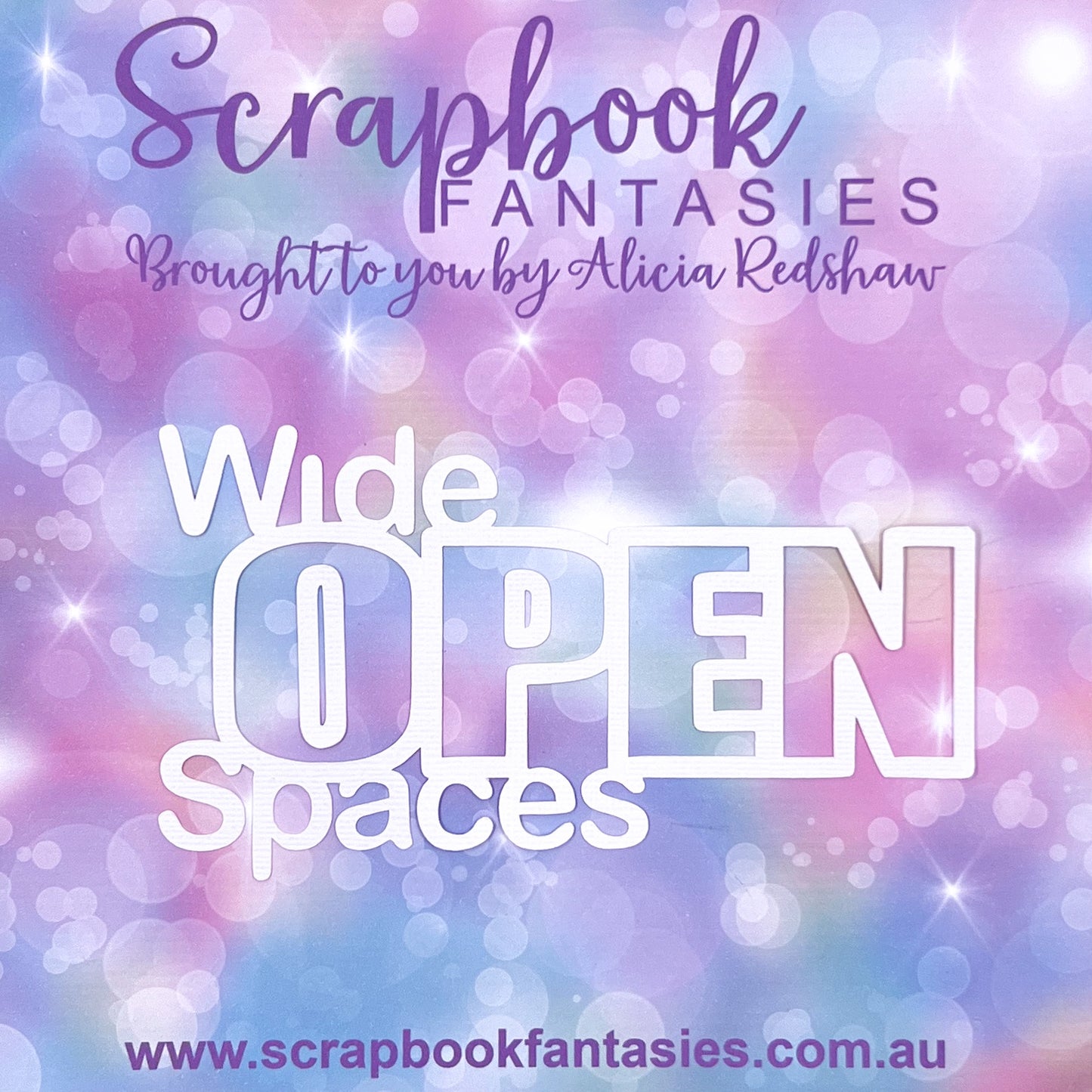 On Safari - Wide Open Spaces 6"x3.25" White Linen Cardstock Title-Cut - Designed by Alicia Redshaw