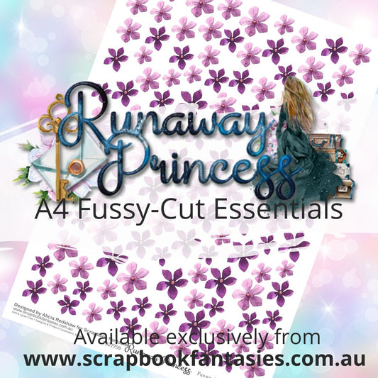 Runaway Princess A4 Colour Fussy-Cut Essentials - Little Flowers 7327708