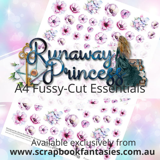 Runaway Princess A4 Colour Fussy-Cut Essentials Flowers 7327703