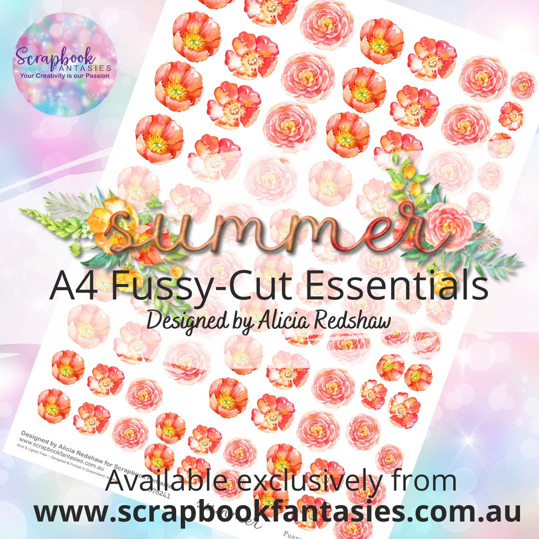 Summer A4 Colour Fussy-Cut Essentials - Flowers 1 678241