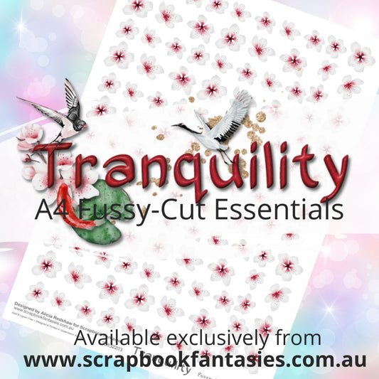 Tranquility A4 Colour Fussy-Cut Essentials - Cherry Blossoms 73832203