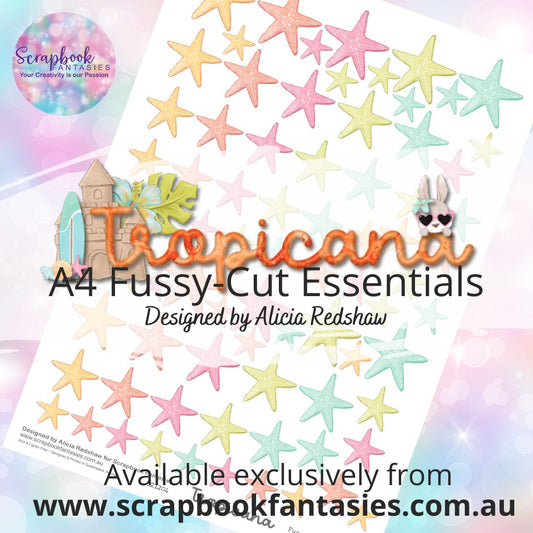 Tropicana A4 Colour Fussy-Cut Essentials - Starfish 821204