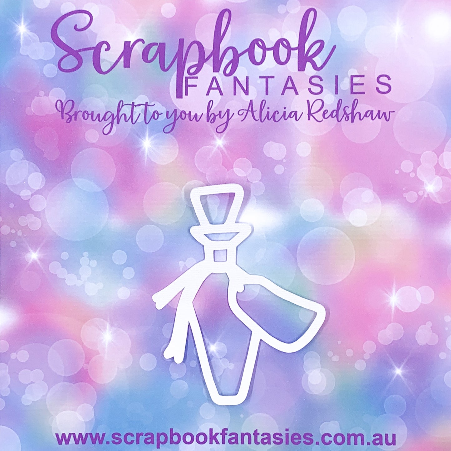 Imagine with Alice - Drink Me Bottle 3"x3.75" White Linen Cardstock Picture-Cut - Designed by Alicia Redshaw