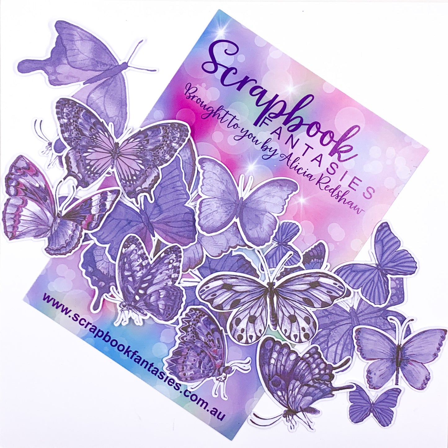 Butterfly-Cuts 18 (19 butterflies) Designed by Alicia Redshaw (10160)