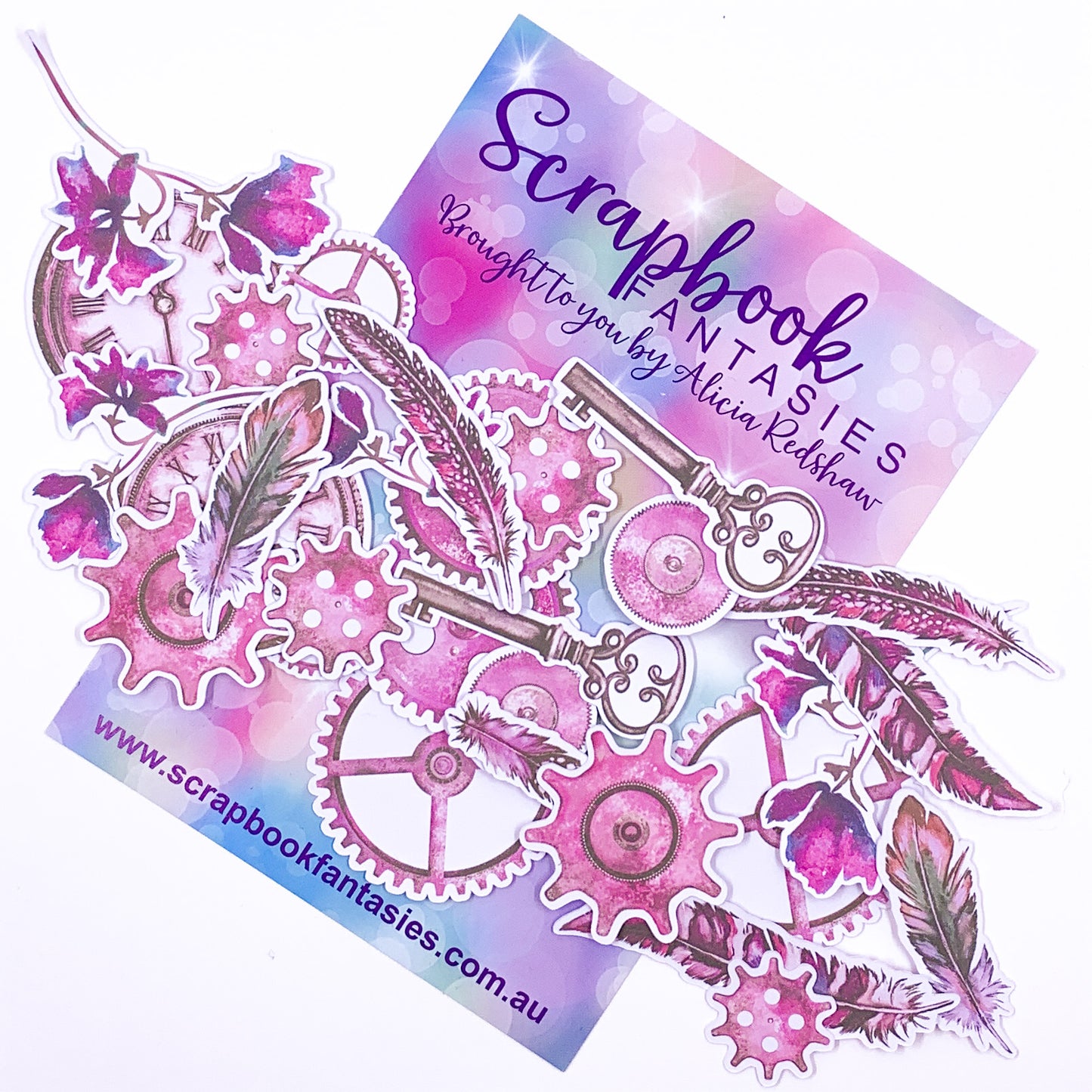 Colour-Cuts - Steampunk & Feathers 10 (28 pieces) Designed by Alicia Redshaw