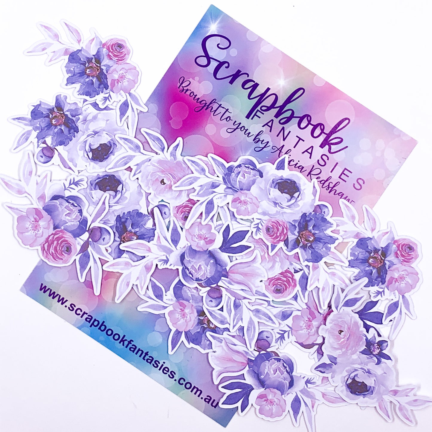 Colour-Cuts - Fantasy Flower Clusters 2 (13 pieces) Designed by Alicia Redshaw