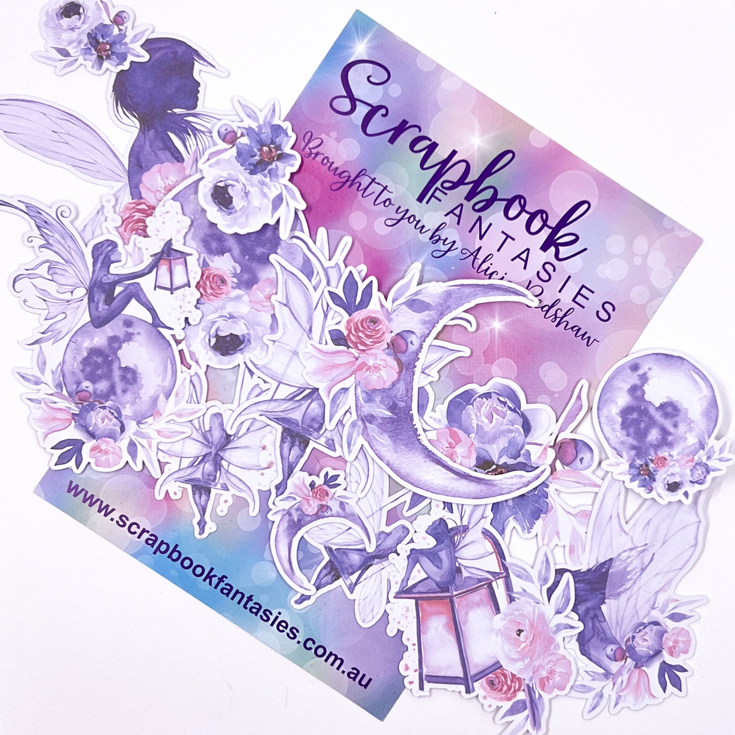 Colour-Cuts - Fantasy Fairy Scenes 3 (12 pieces) Designed by Alicia Redshaw