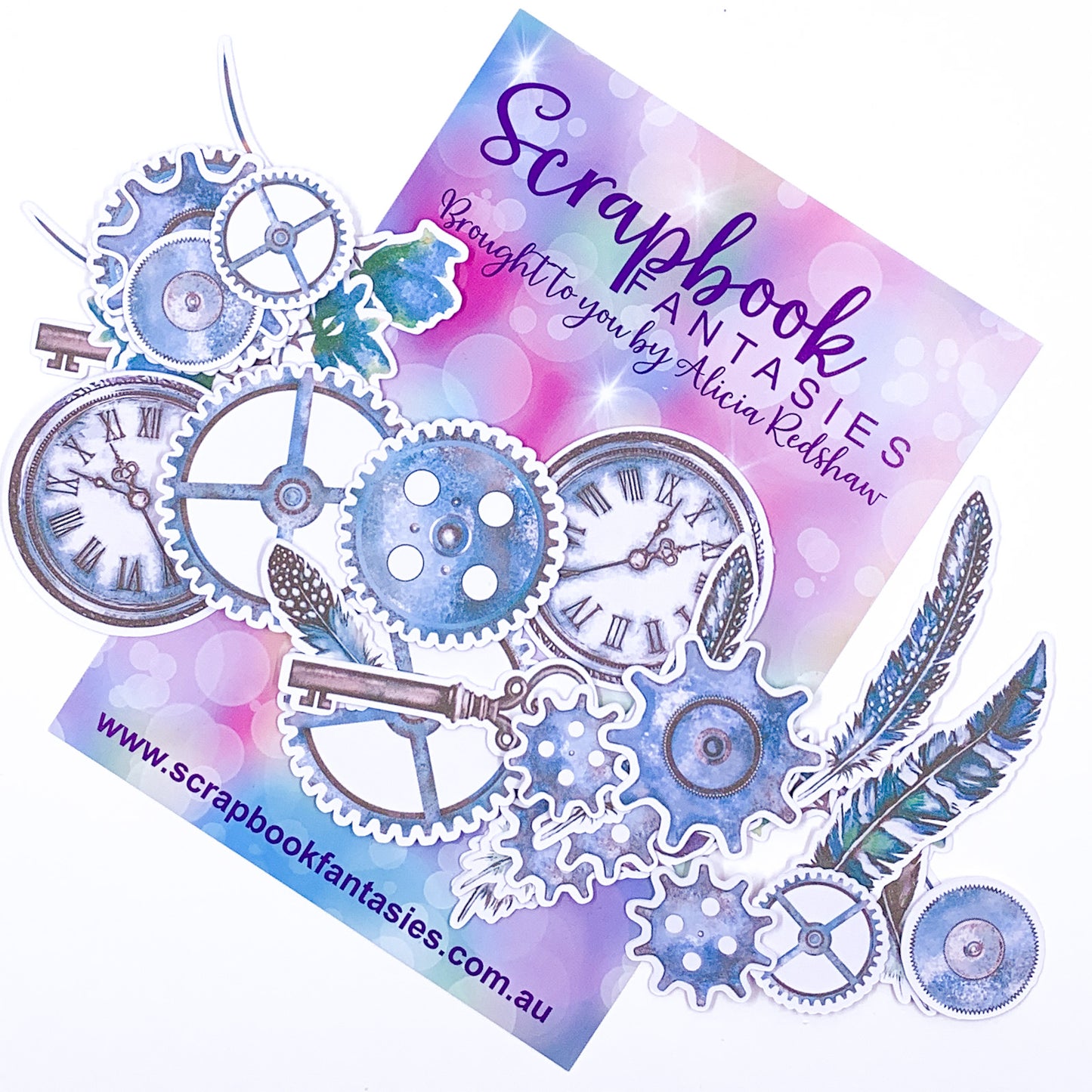 Colour-Cuts - Steampunk & Feathers 3 (28 pieces) Designed by Alicia Redshaw