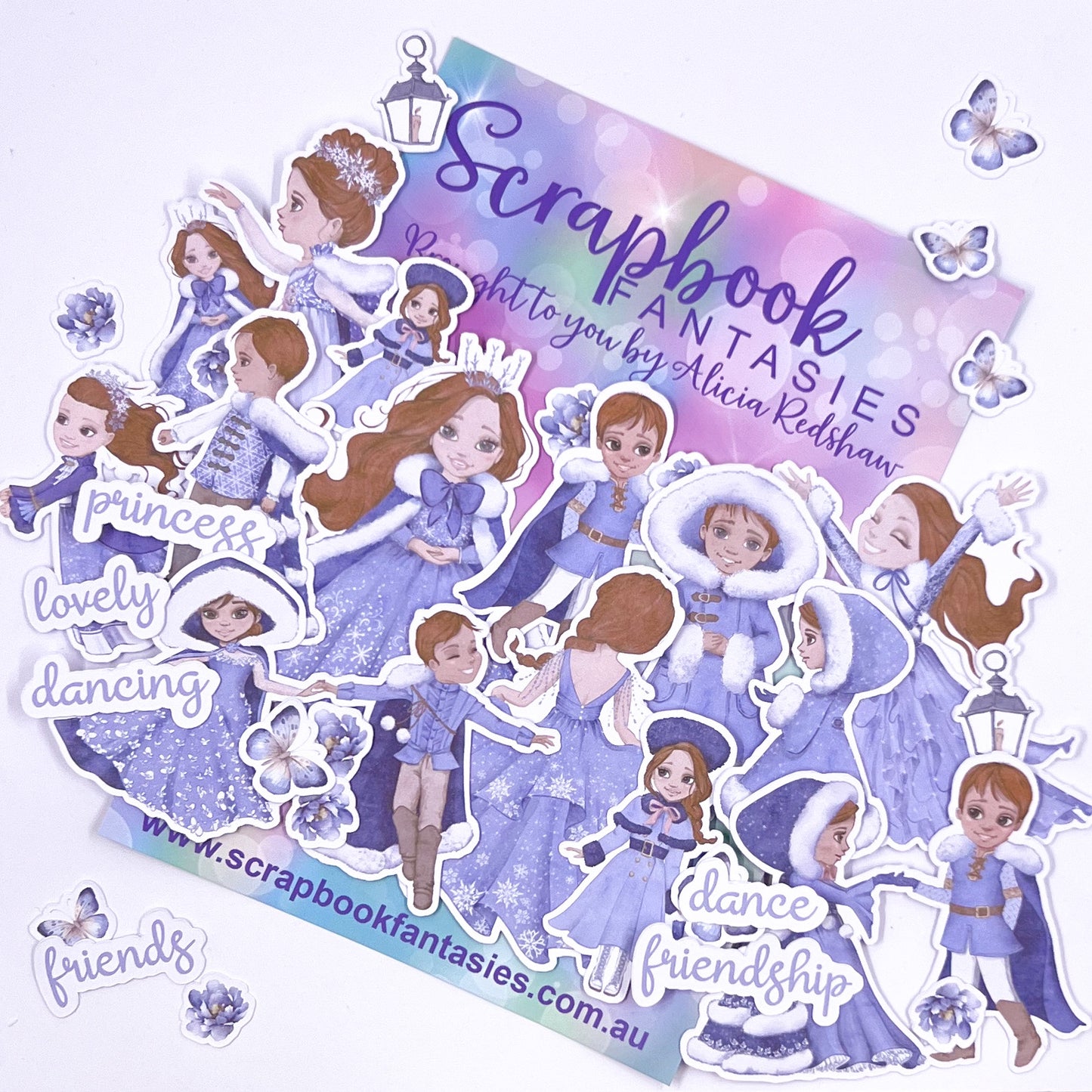 Snow Princess Colour-Cuts - Princes & Princesses 14 (34 pieces) Designed by Alicia Redshaw 14829