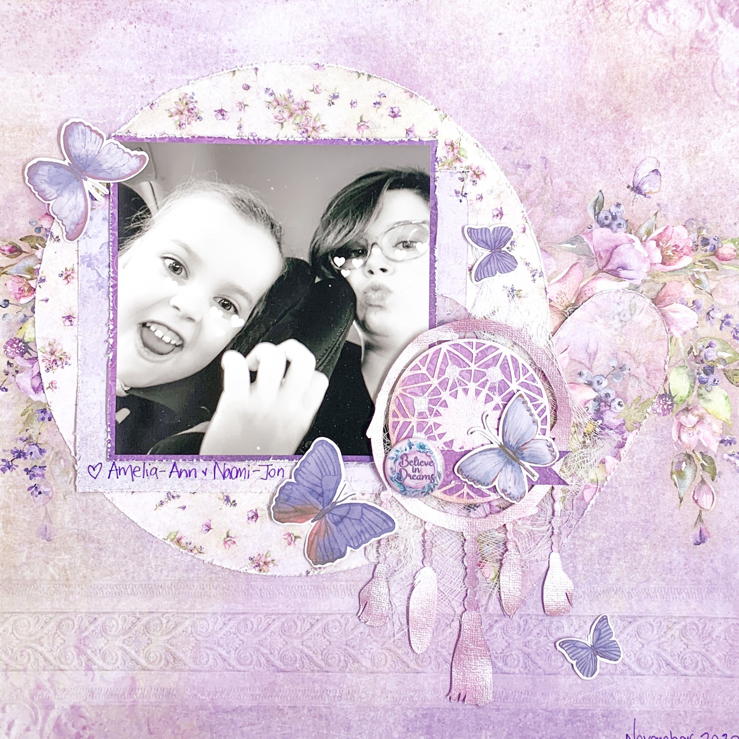 Dreamcatcher 3.25"x6" White Linen Cardstock Cutout - Designed by Alicia Redshaw