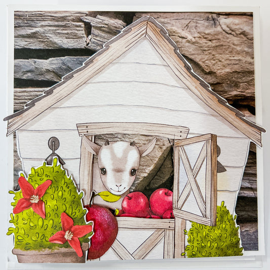 Farm Fun Easel Card