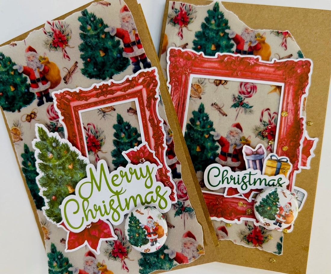 Christmas Cards for One, Christmas Cards for All with the dream team, Alicia and Naomi-Jon Redshaw