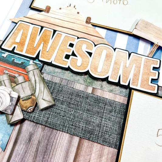 An Awesome Getaway through Scrapbooking with Alicia Redshaw