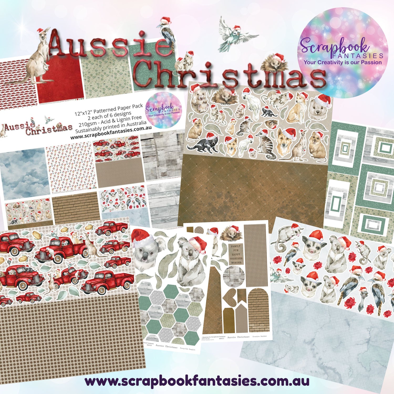 Aussie Christmas Scrapbooking & Papercrafting Collection