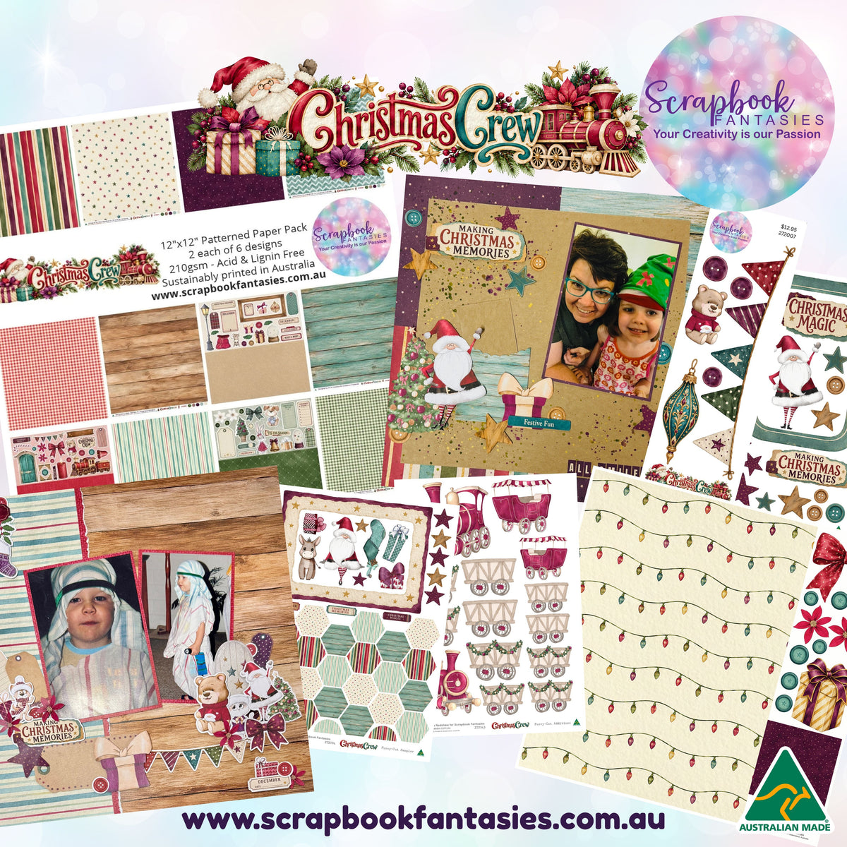 Christmas Crew Scrapbooking and Papercrafting Collection