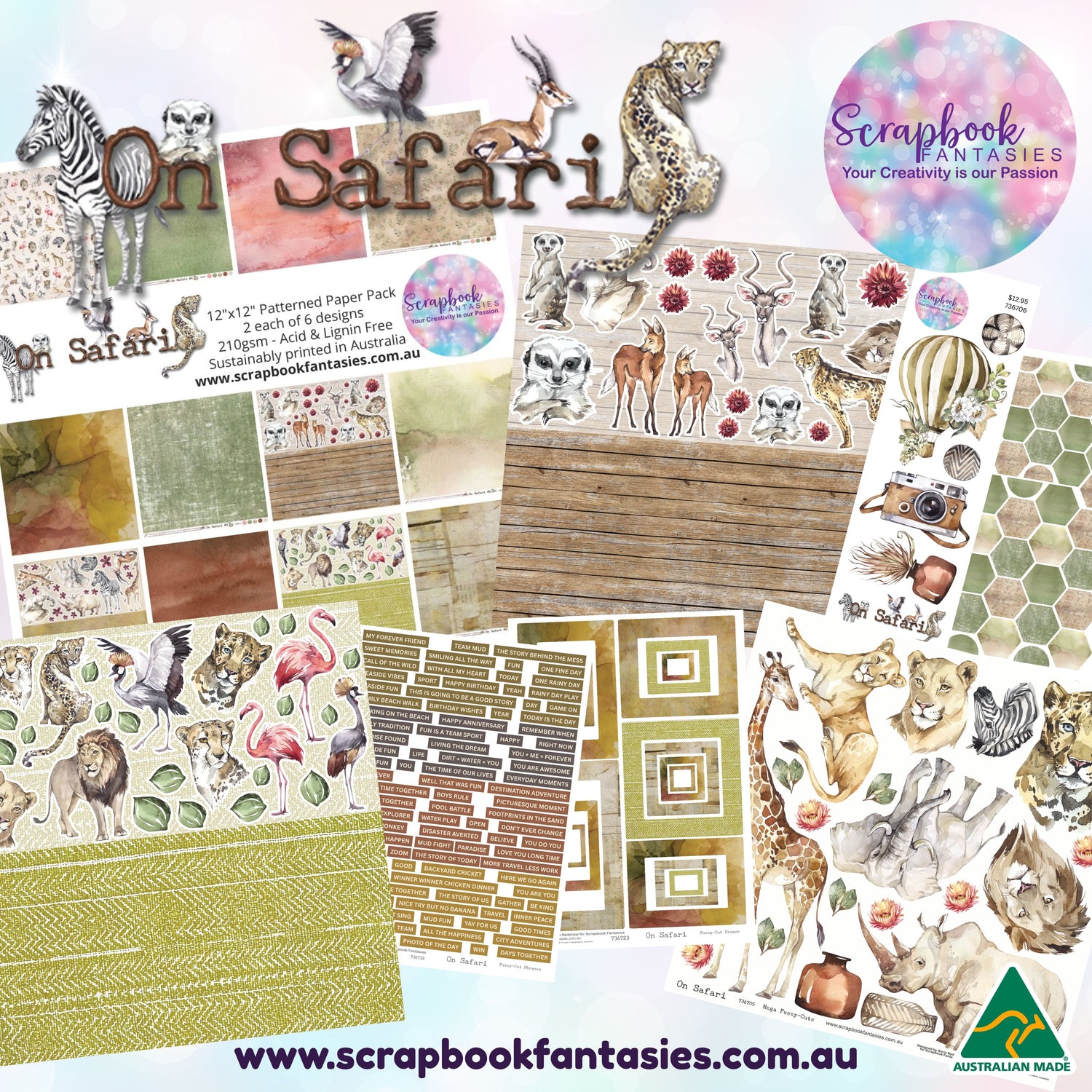 On Safari Scrapbooking & Papercrafting Collection