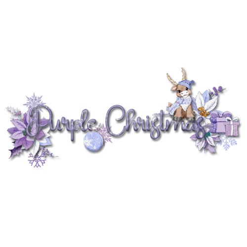 Purple Christmas Scrapbooking & Papercrafting Collection