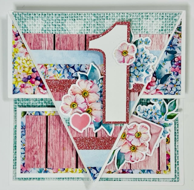 Triangle Card from Scrapbox Week Optional Kit - 30 May 2023