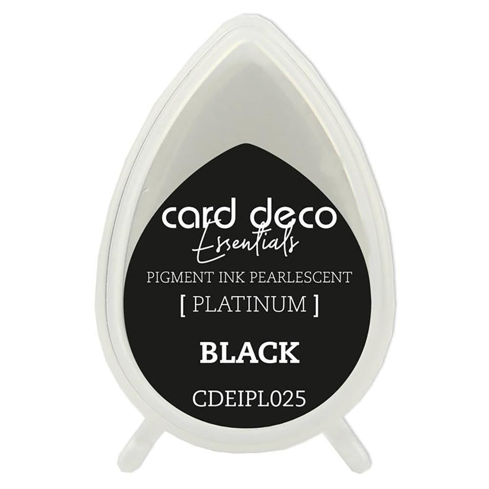 Card Deco Essentials Pearlescent Pigment Ink - Black- CDEIPL025