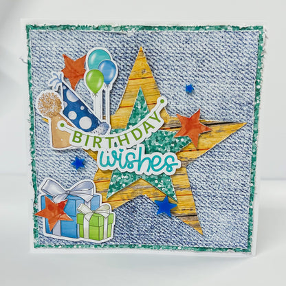 Star Birthday Cardmaking Class Kit - GICS #17 - Friday 14 July 2023