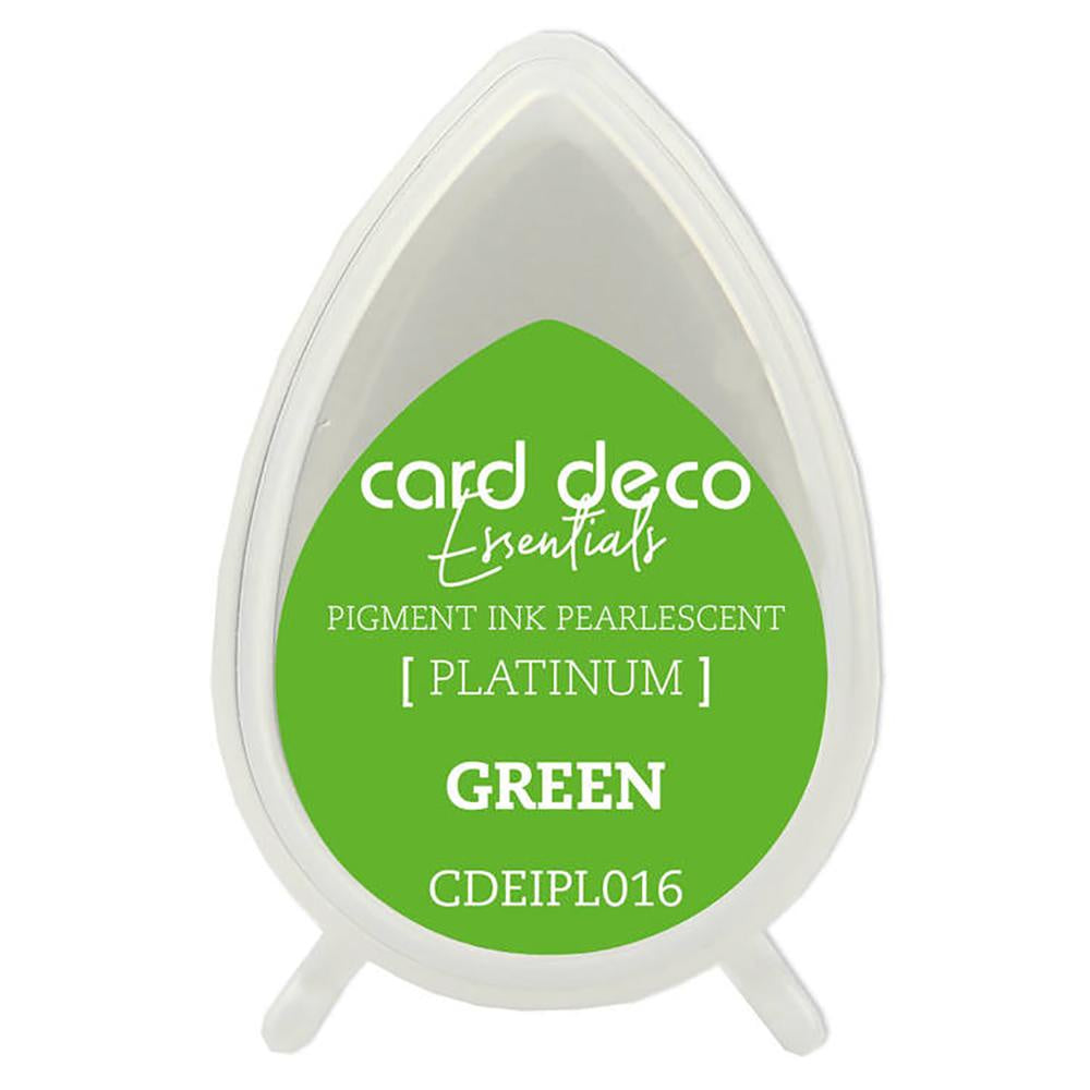 Card Deco Essentials Pearlescent Pigment Ink - Green - CDEIPL016