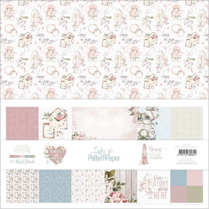 Lady Pattern Paper - Always and Forever Paper Pack (LPPB0046)