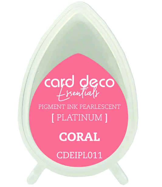Card Deco Essentials Pearlescent Pigment Ink - Coral - CDEIPL011