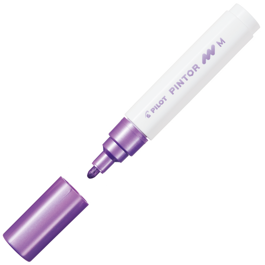 Pilot Pintor Paint Marker - Medium 1.4mm - Metallic Violet