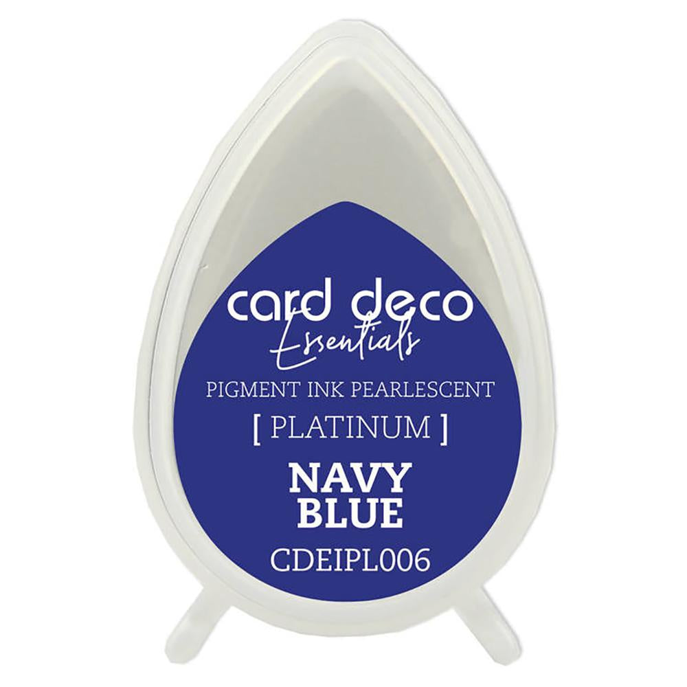Card Deco Essentials Pearlescent Pigment Ink - Navy Blue - CDEIPL006