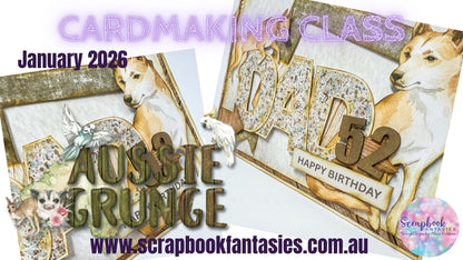 Aussie Grunge Tuesday Night Card-Along Card Kit by Alicia Redshaw - 31 March 2026