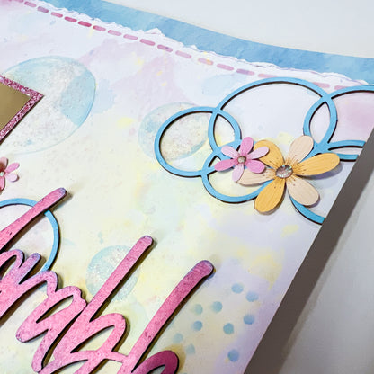 Bathtime Super Funtimes Wednesday Night Scrap-Along Scrapbook Layout Kit by Alicia Redshaw - 1 April 2026