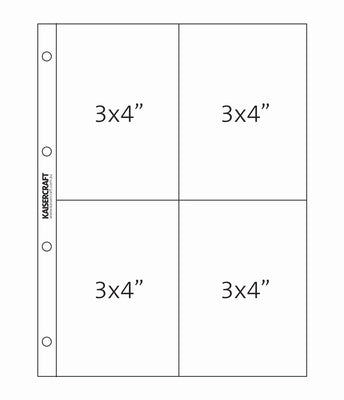 Captured Moments 6''x8'' Pockets #2 (10pk) CM952