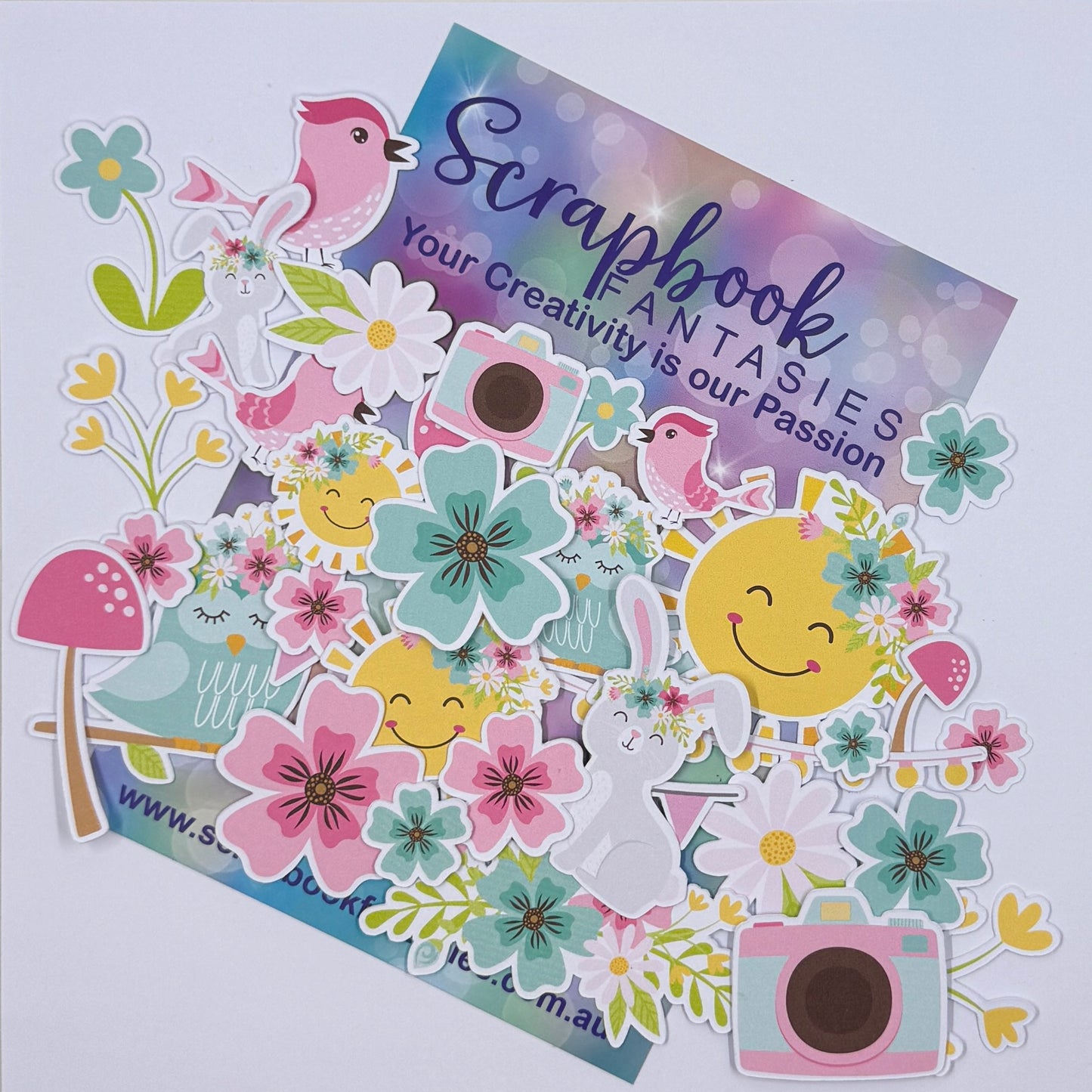 Camping Cuties Colour-Cuts - Flowers & More (over 30 pieces) 20896