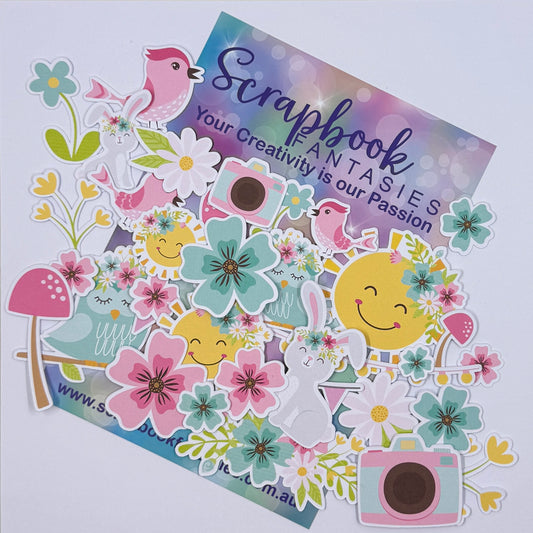 Camping Cuties Colour-Cuts - Flowers & More (over 30 pieces) 20896