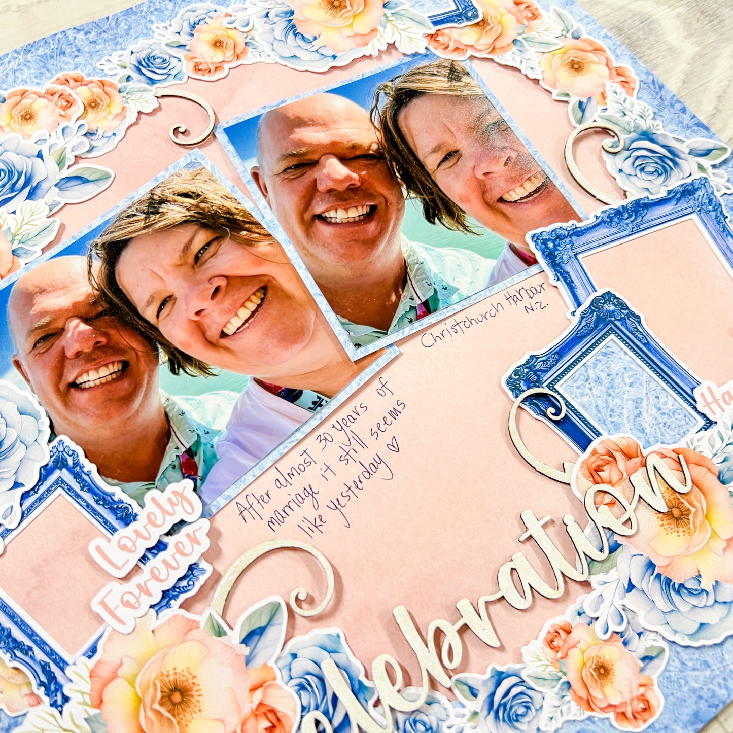 Celebration Scrapbook Layout Kit by Alicia Redshaw