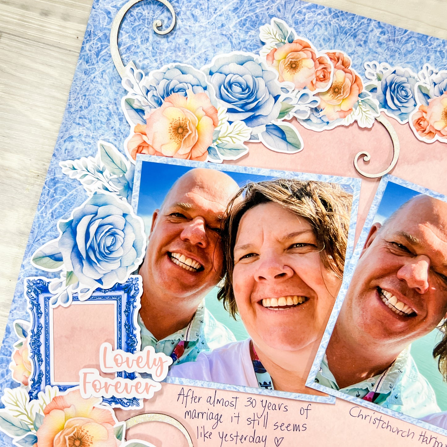 Celebration Scrapbook Layout Kit by Alicia Redshaw