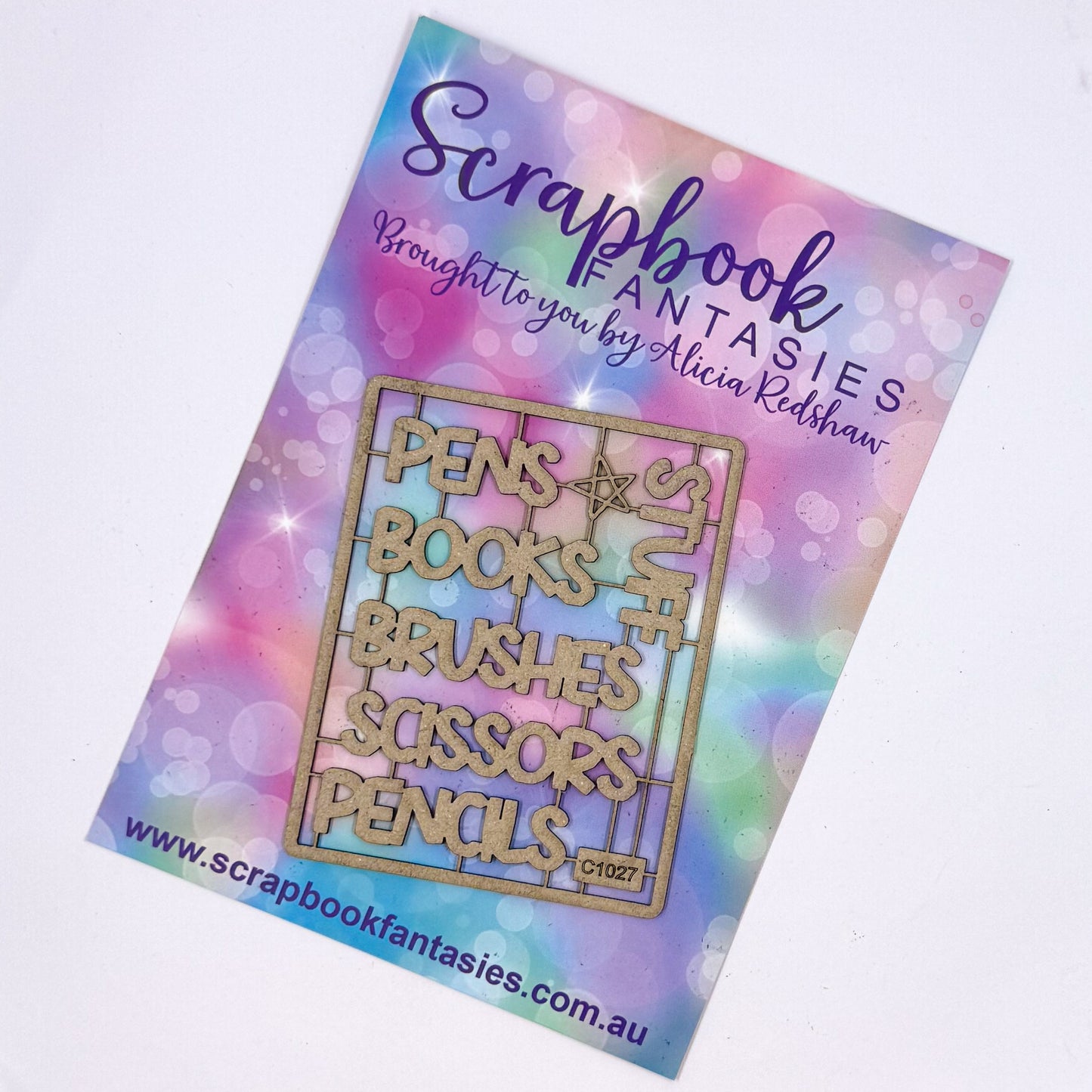 Chippie-Cuts Grey 1.2mm Chipboard 2.75"x3.5" - School Supplies (7 pieces) C1027