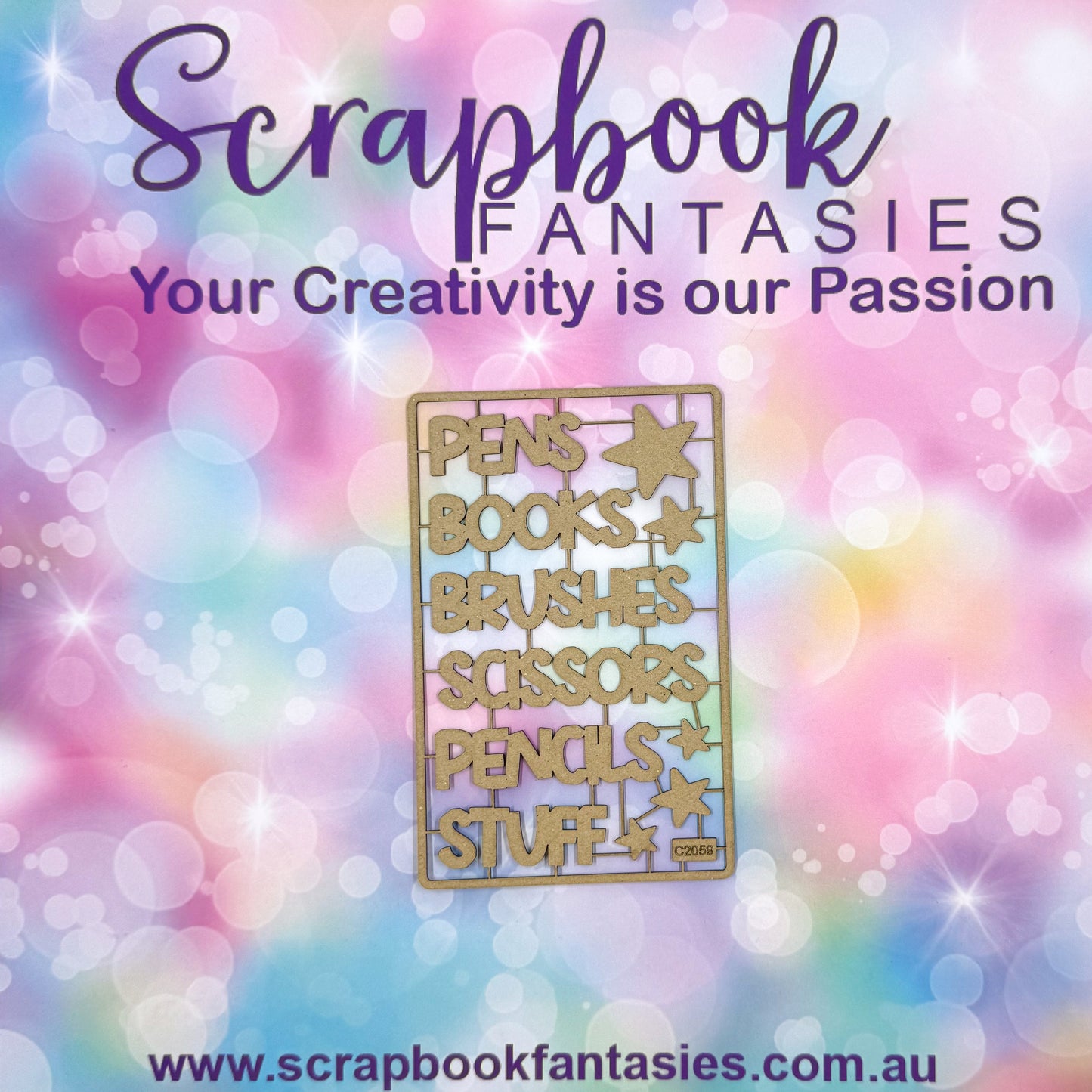 Chippie-Cuts Grey 1.2mm Chipboard 3.5"x5.5" - School Supplies (11 pieces) C2059