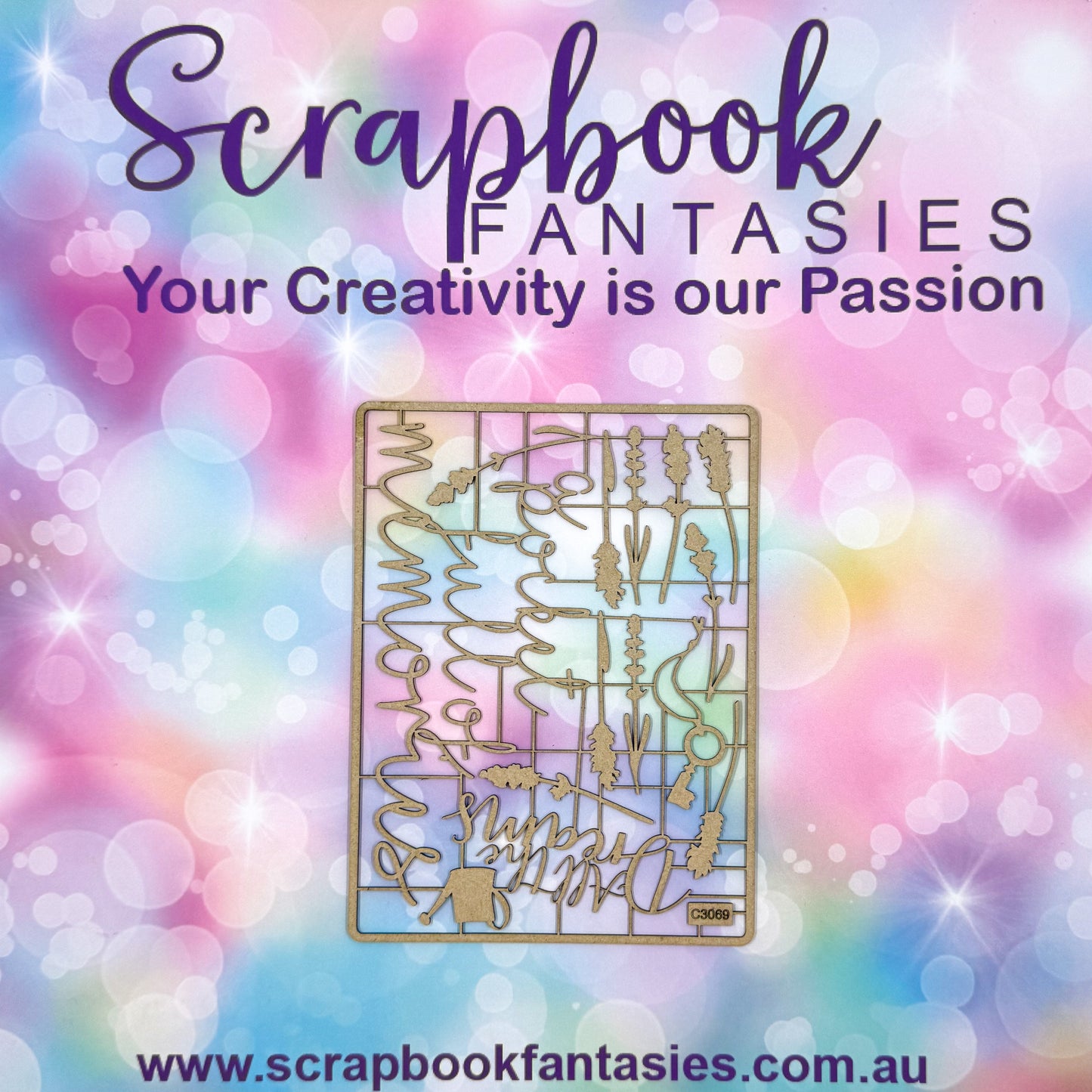 Chippie-Cuts Grey 1.2mm Chipboard 4.5"x6" - a pocket full of memories (14 pieces) C3069