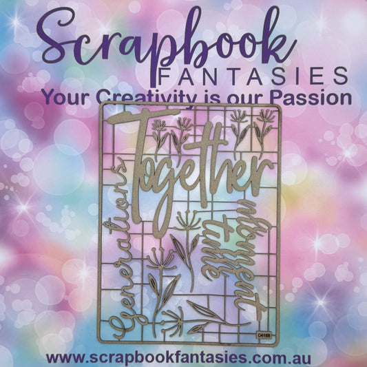 Chippie-Cuts Grey 1.2mm Chipboard 6"x8" - Together (10 pieces) C4168