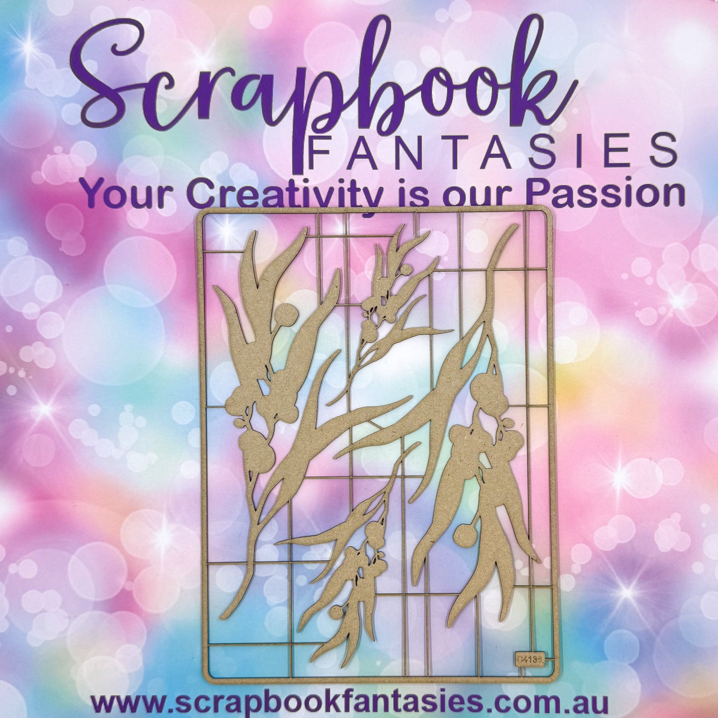 Chippie-Cuts Grey 1.2mm Chipboard 6"x8" - Wattle (4 pieces) C4136