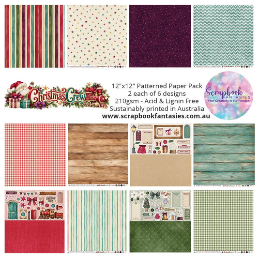 Christmas Crew 12x12 Double-Sided Patterned Paper Pack