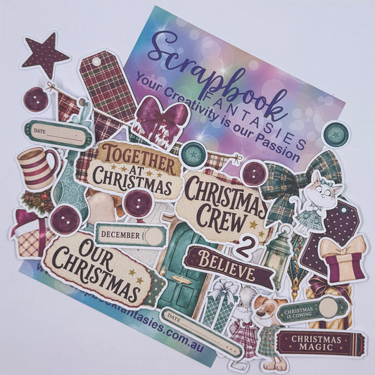 Christmas Crew Colour-Cuts - Sampler 2 (over 35 pieces) 20973