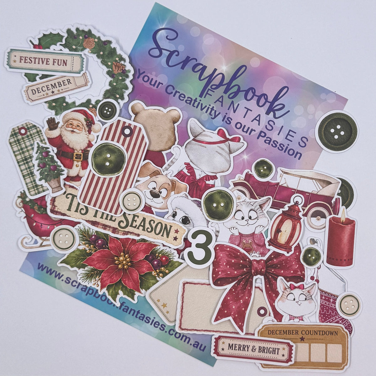 Christmas Crew Colour-Cuts - Sampler 3 (over 35 pieces) 20972