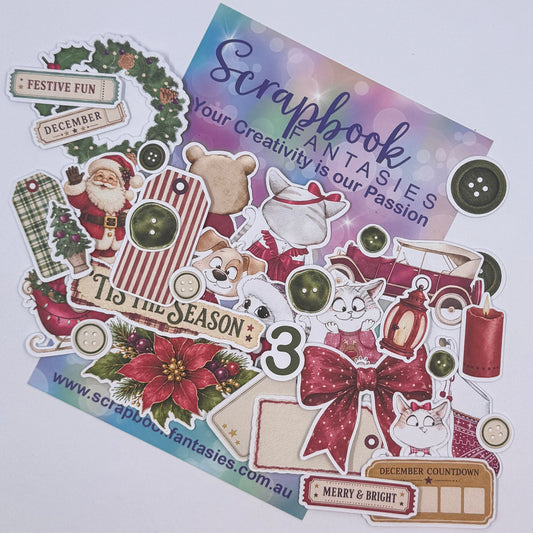 Christmas Crew Colour-Cuts - Sampler 3 (over 35 pieces) 20972
