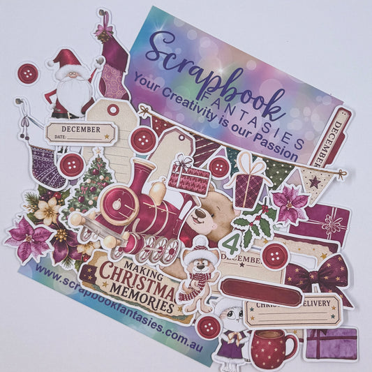 Christmas Crew Colour-Cuts - Sampler 4 (over 30 pieces) 20975