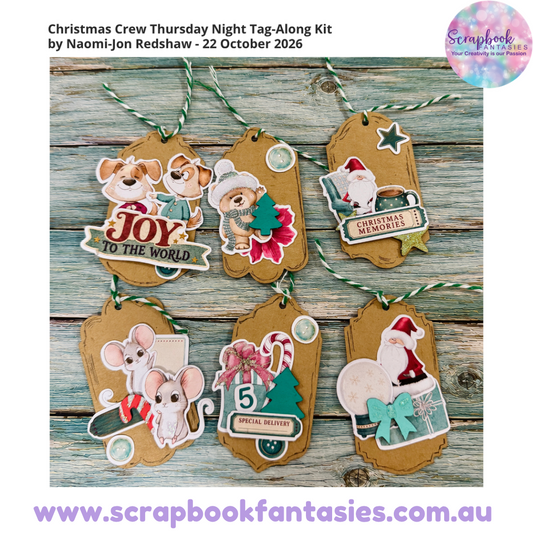 Christmas Crew Thursday Night Tag-Along Kit by Naomi-Jon Redshaw - 22 October 2026