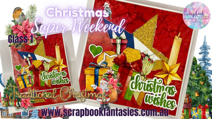 Christmas Super Weekend Class 1 - Traditional Christmas Easel Card with Naomi-Jon - 21 November 2025