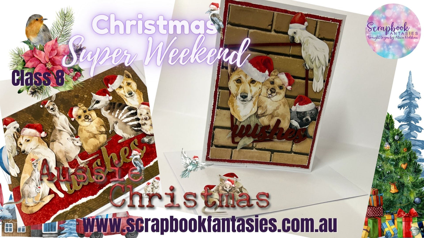 Christmas Super Weekend Class 8 - Aussie Christmas Card-Off Class Kit with Alicia & Naomi-Jon - 23 November 2025